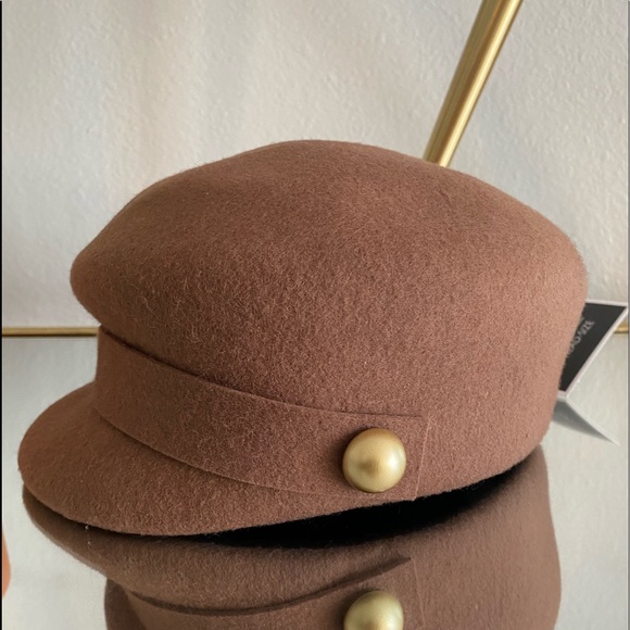 Nine West Wool Felt Newsboy Cap - Picture 2 of 4